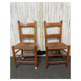 Set of 2 Wooden chairs