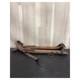 Antique metal harness