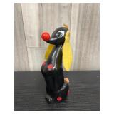 vintage Japanese black dog coin bank