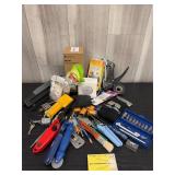 Razor blades, tools, locks lot