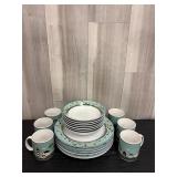 Warren Kimble 'Coastal Breeze' dish lot