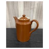 Hall brown glazed coffee pot
