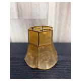 vintage capiz shell mini lamp shade with transluce