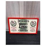 Delicious Blend Dixie coffee sign
