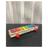 vintage Fisher-Price Pull-A-Tune Xylophone pull to