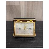 vintage Elgin mechanical travel alarm clock