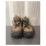 Pair of north face mace hiking shoes size 9.5