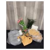 Wedding heart cutting board gift bag sets (10)