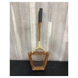 vintage Wilson wooden tennis rackets & racket clam