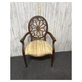 vintage Ethan Allen Spider-Back Armchair