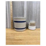 Small cermic flower pot and candle holder