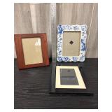 Assorted picture frames lot