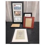 Black & brown decorative picture frames lot