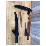 Assorted Bait knifes lot