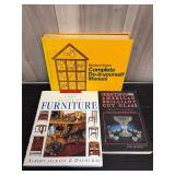 Trio of Furniture & Glass books