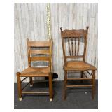 Wooden dining chairs