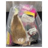 Bin lot of Fly fishing lure materials