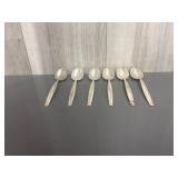 Set of W.M Roger's international silver spoons