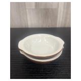 Hall glazed brown sauce bowls