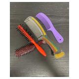 Rainbow comb & brushes