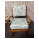 vintage mid-century modern accent armchair