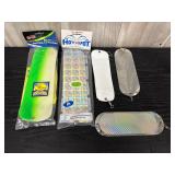 5 large trolling lures
