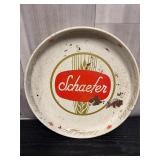 Schaefer Lager beer metal tray