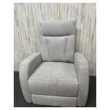 Grey electric recliner