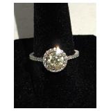 18K Two Tone Gold 1.45CTW Fancy Color Diamond Ring