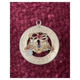 vintage M&M 14K Gold 'Happy Anniversary' charm