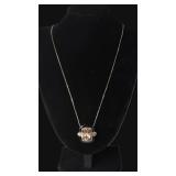 14K Two Tone Gold 12.31CTW Morganite Beryl & 0.83