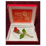 Vintage Tacoa 'Legend of the Christmas Rose' ename