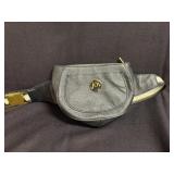 black leather belt bag Joy Mangano's Joy Chic coll