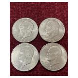 1971 & 1974 US Eisenhower Dollars