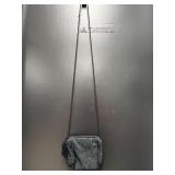 Avon black fabric crossbody bag