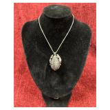 Thailan A925 Silver Panther pendant & chain