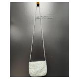 vintage La Regale white beaded evening bag