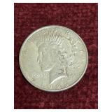 1923 U.S. Peace silver dollar