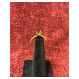 14kt gold ring band