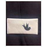 White-colored Holly Aiken Blast clutch wallet