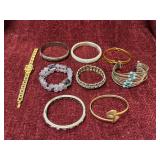 Assorted fashion bracelets