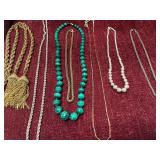 Costume jewelry necklaces lot