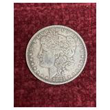 1881 U.S. Morgan silver dollar