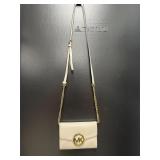 off-white leather Michael Kors Fulton Crossbody Ba