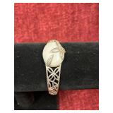 Silver cuff bracelet