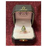 gold-tone Juicy Couture bird ring size 7