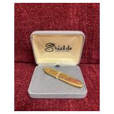 vintage Shields Fifth Avenue gold-tone pocket knif