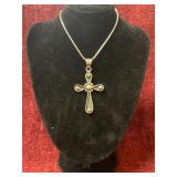 Dominique Dinouart sterling silver cross pendant