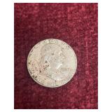 1963 U.S. Franklin Silver Half Dollar