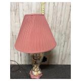 vintage coastal glass table lamp